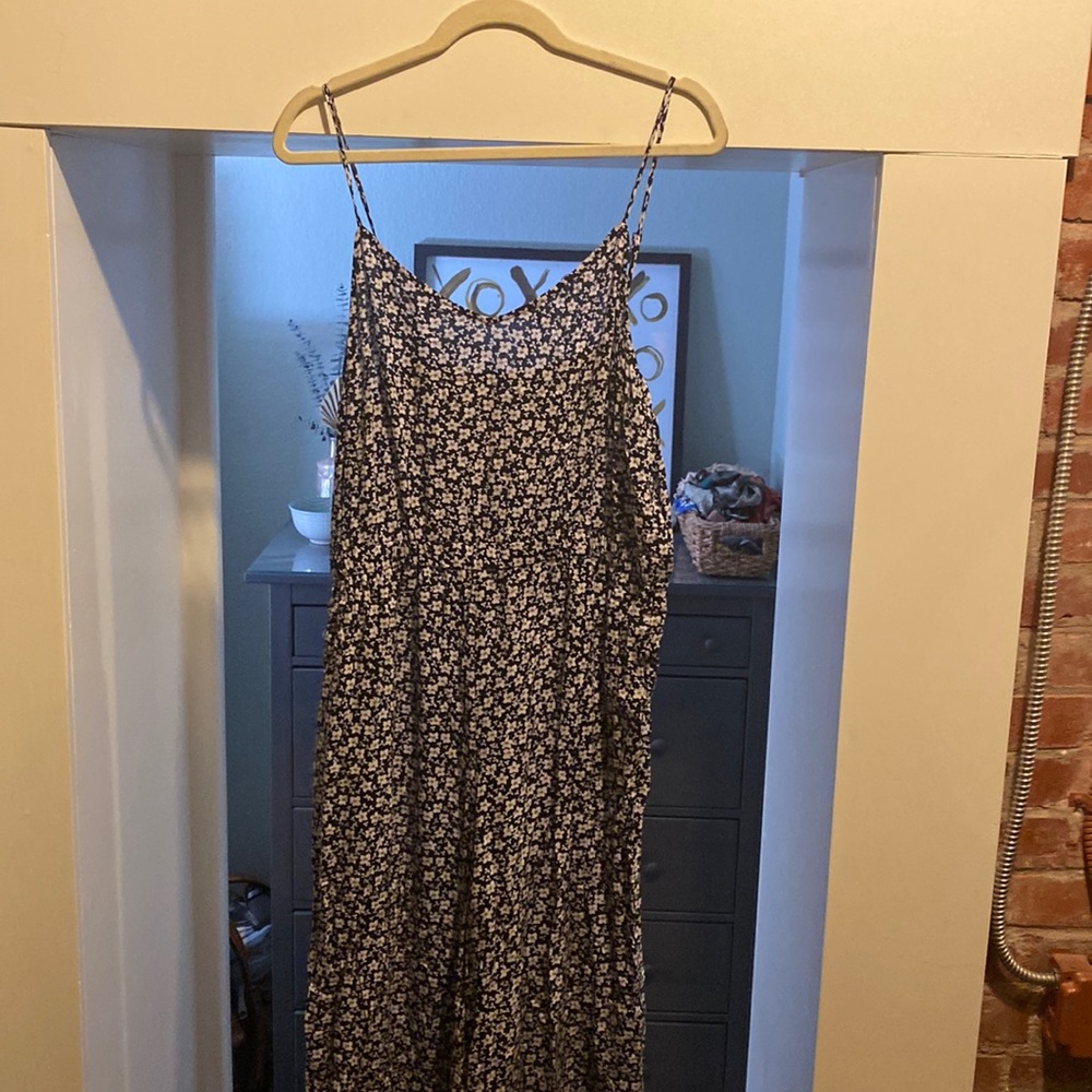 Loft floral jumpsuit size L